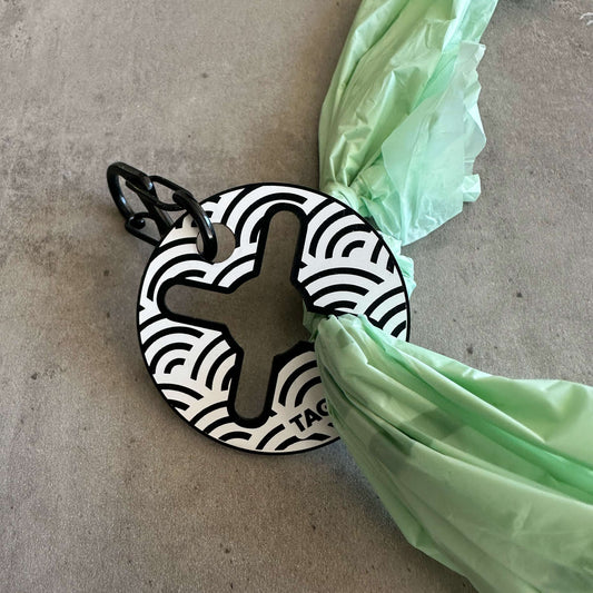Hundbajshållare i akryl