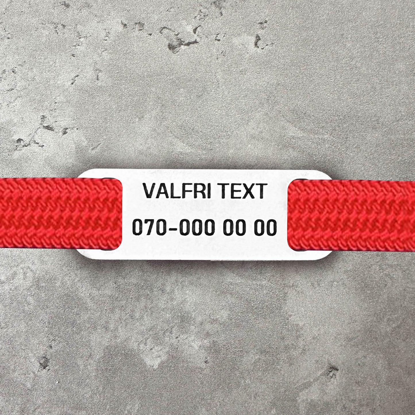 Namnbricka till katthalsband i akryl