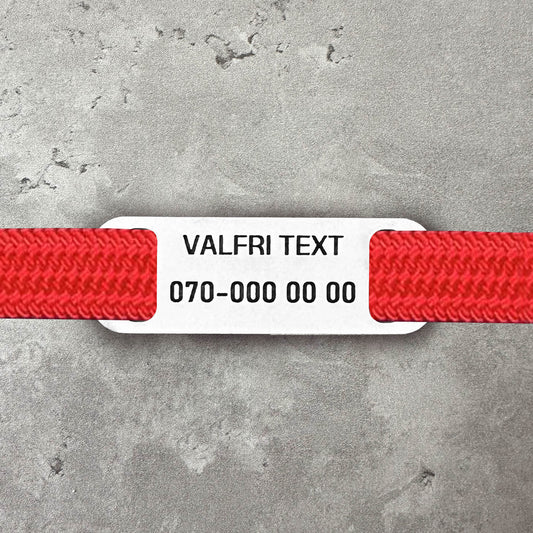 Namnbricka till katthalsband i akryl